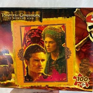 Pirates of Caribbean 100 Piece Jigsaw Puzzle (Will Turner and Elizabeth Swan)